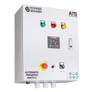 Panou de automatizare pt. Generatoarele Konner & Sohnen seria Heavy Duty 230/380V (conector 6 pini) - KS-ATS-4/63-HD - Img 4