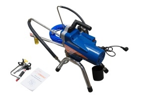 Pompa de vopsit si zugravit AIRLESS Piston Profesională - Complet Echipata - 1/4", 1.1kW, 2L/min - CNO-APSP2-LIGHT - Img 4