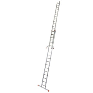 Scara culisanta din aluminiu Monto Fabilo, 2x18 trepte