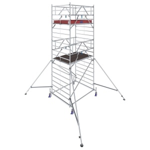 Schela mobila Stabilo S50 1,5 x 2m, aluminiu, inaltime lucru 6.4m, inaltime max. platforma 4.4m - Img 2