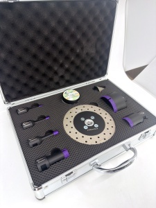 Set carote diamantate pt. gresie portelanata & piatra - diam. 6, 8, 10, 20, 35, 68 (mm), freza conica, disc taiere si ceara 3DTECH - Super PREMIUM - DXDY.NEODRILL.9SET - Img 7