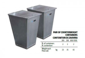 Set Containere Balast Contragreutate Electropalan 500kg - IORI-BC500 - Img 2