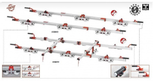 Sistem de transport pt. placi de dimensiuni mari, Easy-move MK IV - 6 ventuze duble, 320cm - Raimondi-432EM04CB - Img 6