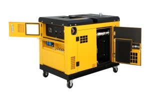 Stager YDE13TA Generator insonorizat 10kVA, 39A, 3000rpm, monofazat, diesel, pornire electrica - Img 2