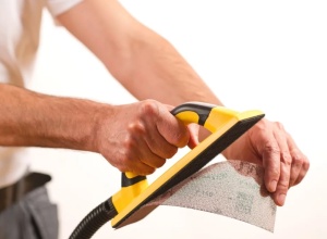 Suport manual de slefuire Mirka Handy 80x230mm 55 gauri Yellow - Img 2