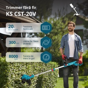 Trimmer fără fir KS CST-20V - Img 2