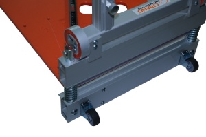 Aparat dispozitiv ghilotina pentru taiere LVT, SPC, parchet laminat, PREMIUM Profesional din Aluminiu latime max. 33cm CRIANO - CNO-PARCUT33 - Img 8