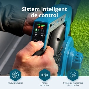 Aspirator de grădină cu suflantă pe acumulator (neinclus) - Konner & Sohnen - KS LBV-40V - Img 11
