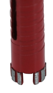 Carota diamantata Super PREMIUM ø25mm x 180mm x M16 pentru gaurire Beton armat, Zidarie, Granit - DXQZ.REDCORE.25 - Img 5