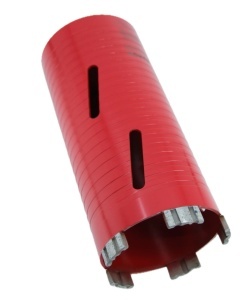 Carota diamantata Super PREMIUM ø89mm x 180mm x M16 pentru gaurire Beton armat, Zidarie, Granit - DXQZ.REDCORE.89