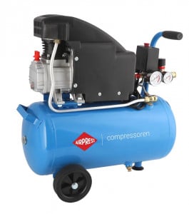 Compresor de aer profesional cu piston - Blue Series 1.1kW, 150L/min, 8 bari - Rezervor 24 Litri - AirPress-HL150/24-36744E - Img 1