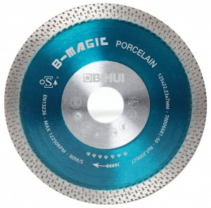Disc Diamantat pt. Portelan dur, Placi ceramice 125x22.2 (mm) Super Premium - BIHUI-DCDW125 - Img 1