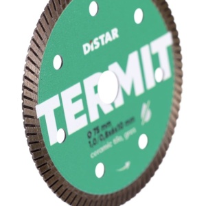 Disc diamantat Termit subtire pt. mini-polizoare, pt. portelan, 76x1,0/0,8x10 (mm) Premium - DiStar-11139053030 - Img 3