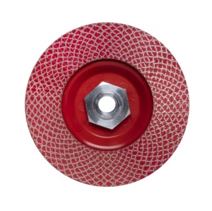 Disc lamelar diamantat pt. slefuit granit, gresie, portelan, sticla - #200, Ø115mm, M14 - RUBI-32931 - Img 2