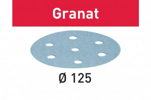 Foaie abraziva STF D125/8 P80 GR/50 Granat