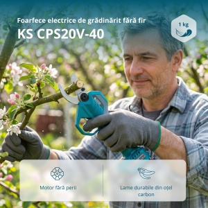 Foarfecă de grădină fără fir KS CPS20V-40 - Img 2