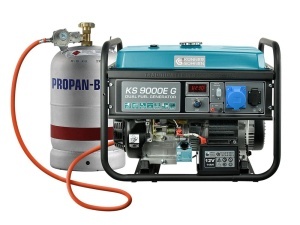 Generator de curent 6.5 kW HIBRID (GPL + Benzina) - Konner & Sohnen - KS-9000E-G