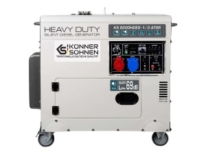 Generator de curent 7.5 kW diesel - Heavy Duty - insonorizat - Konner & Sohnen - KS-9200DE-1/3-HD-ATSR-Silent - Img 13