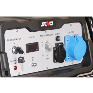 Generator de curent SENCI SC8000E TOP putere maxima 7,0 kW 230V pornire electrica si roti - Img 2