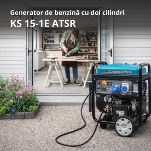 Generator pe benzina "Könner & Söhnen" KS 15-1E ATSR - Img 8