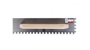 Gletiera dintata cu maner din lemn 48cm, 12x12mm - RUBI-73973 - Img 4