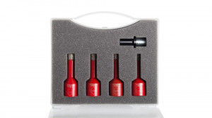 Kit carote diamantate Mini DryGres 6, 8, 10, 12mm, 4 buc. - RUBI-50938 - Img 2