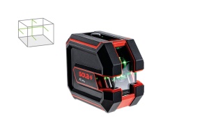 Laser verde, cu linii în cruce si punct, X2 GREEN Professional (adaptor si valiza incluse) - Sola-71014101 - Img 3