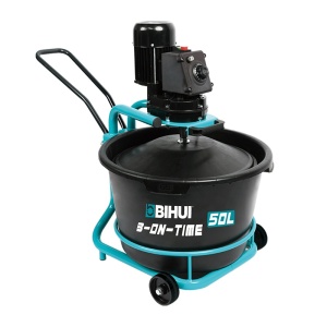 Mixer de amestecare pt. mortar / adezivi, cu temporizator, 65litri - BIHUI-MMWT65