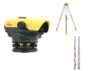 Nivela Optica Automata NA524, 24x - Trepied CTP104 - Mira CLR102 - Leica-6010807