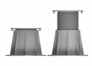 Plot / Piedestal / Suport reglabil pentru gresie / pardoseli inaltate, inaltime variabila 133-225 mm - XLEV-L-B5 - Img 1