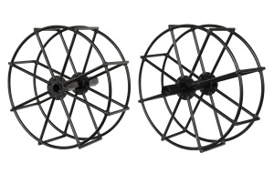 ProGARDEN Set roti metalice 500x170, manicot cu flanse, hex 32mm pentru motocultor Campo - Img 2