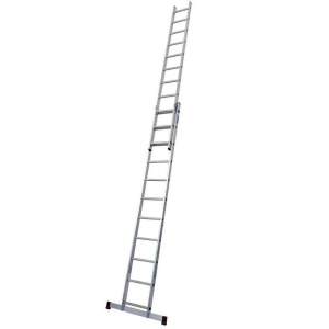 Scara culisanta din aluminiu Corda, 2x11 trepte - Img 1