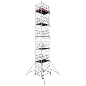 Schela Protec XXL 1,2 x 2m, aluminiu, inaltime lucru 12,3m, inaltime max. platforma 10,3m - Img 2