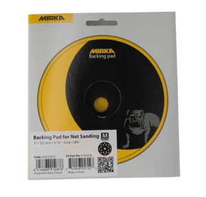 Suport discuri abrazive pentru slefuitoare orbitale Mirka 125mm, 28 gauri Mediu - Img 2