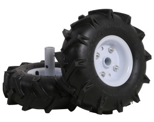 Texas Set 2 roti cauciuc 10" pentru motosape Lilli si El-Tex 1800