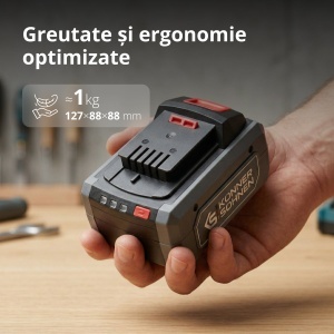 Acumulator litiu 20V, 8Ah - Konner & Sohnen - KS 20V8-2 - Img 9