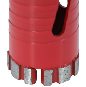 Carota diamantata Super PREMIUM ø41mm x 180mm x M16 pentru gaurire Beton armat, Zidarie, Granit - DXQZ.REDCORE.41 - Img 4