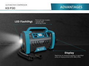 Compresor de aer auto - Konner & Sohnen - KS P30 - Img 10