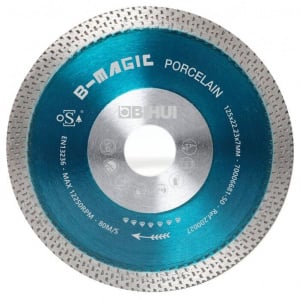 Disc Diamantat pt. Portelan dur, Placi ceramice 125x22.2 (mm) Super Premium - BIHUI-DCDW125 - Img 6