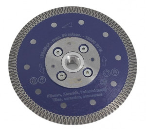Disc DiamantatExpert pt. Ceramica dura, portelan, gresie 115xM14 (mm) Super Premium - DXDH.3901.115.M14 - Img 1