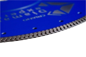 Disc DiamantatExpert pt. Gresie ft. dura portelanata, Granit - Turbo 350x30mm (cu inel reductor de 25,4mm) Premium - DXDY.3956.350 - Img 2