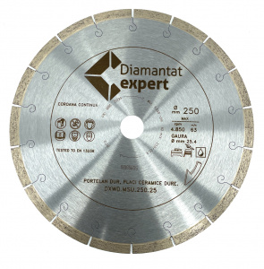 Disc DiamantatExpert pt. Portelan dur, Placi ceramice dure 250x25.4 (mm) Ultra Premium - DXWD.MSU.250.25 - Img 1