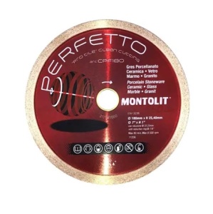 Disc Montolit CPF180 PERFETTO gresie portelenata/ceramica/sticla/marmura/granit Ø 180 mm M22.2