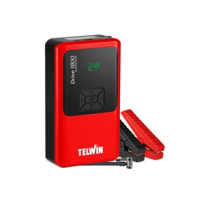 DRIVE 1800 KOMPRESSOR - 12V, 10000mAh, 1800A - Starter auto / compresor / powerbank TELWIN