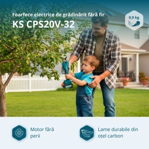 Foarfecă de grădină fără fir KS CPS20V-32 - Img 2