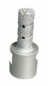 Freza tip deget pt. frezari in gresie portelanata si piatra - diametrul 16mm - prindere M14 - DXDH.80407.Finger - Img 1