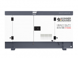 Generator de curent 17.6 kVA diesel - Heavy Duty - insonorizat - Konner & Sohnen - KS-18-1XM - Img 1