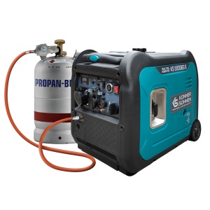 Generator de curent 5.5 kW inverter - HIBRID (GPL + benzina) - insonorizat - Konner & Sohnen - KS-5500iEG-S - Img 13