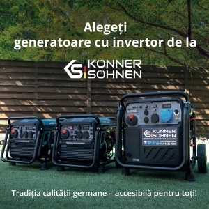 Generator de curent 8.5 kW inverter - benzina - Konner & Sohnen - KS-8100iE-1/3-ATSR - Img 12