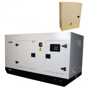 Generator de curent Insonorizat Senci SCDE 34i-YS-ATS, Putere max. 34 kVA, 400V, AVR, motor Diesel cu automatizare - Img 1